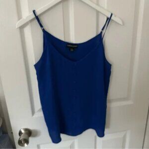 Blue Strapless Top